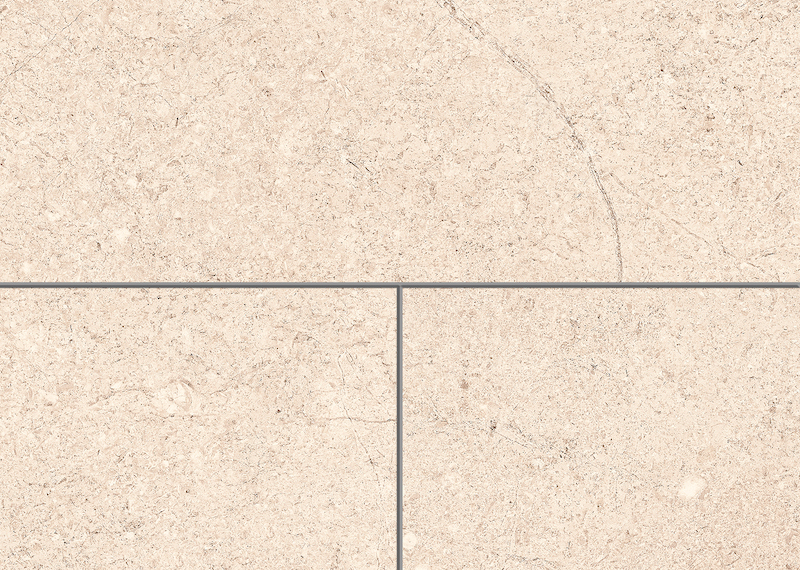 MUSTER Ceramin Tiles 4/12 Monticelli Light Beige PVC-frei 3 mm