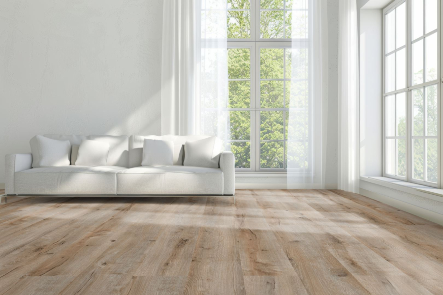 Komplett-Set AQUA PROTECT Laminat Eiche beige wasserresistent 8 mm