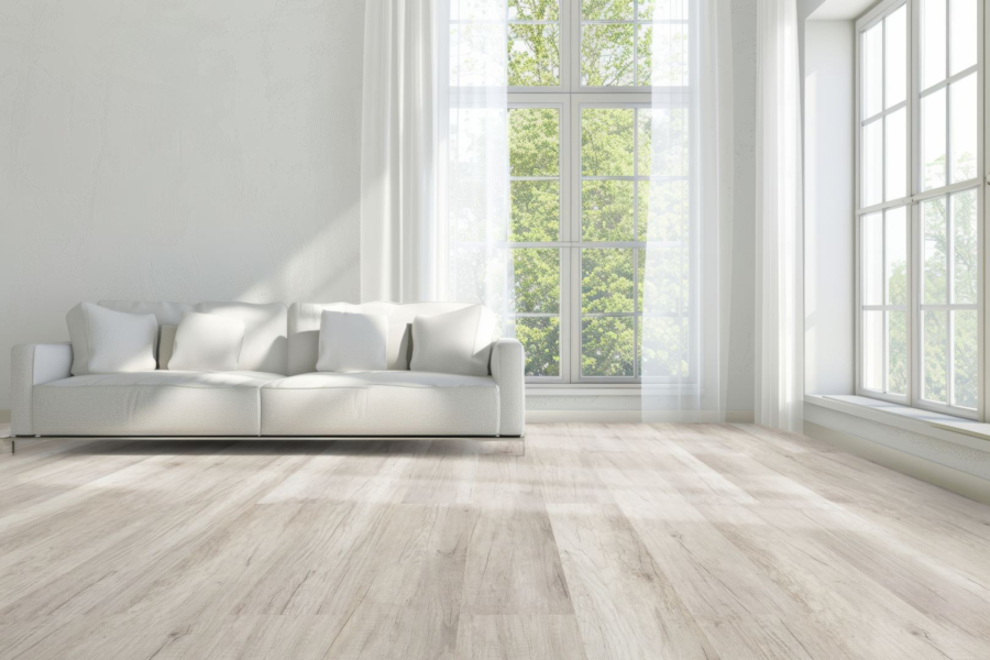 AQUA PROTECT Laminat Eiche hellgrau wasserresistent 8 mm
