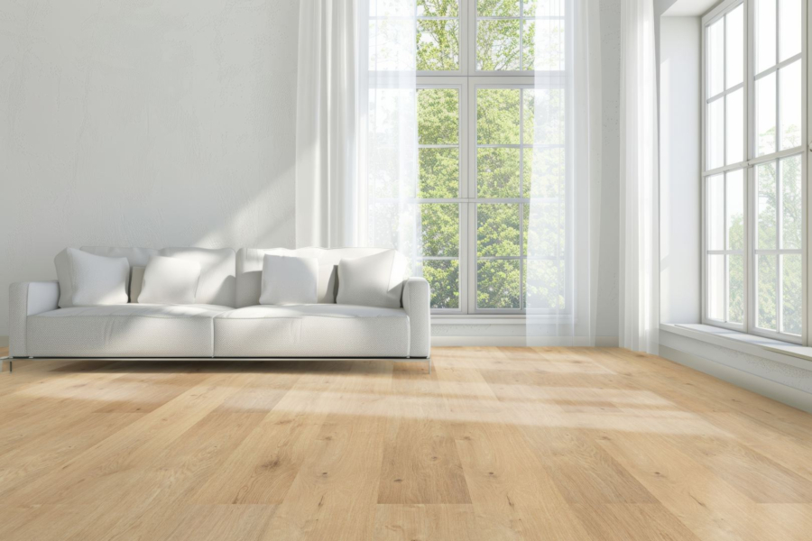 Komplett-Set AQUA PROTECT Laminat Eiche natur mix wasserresistent 8 mm