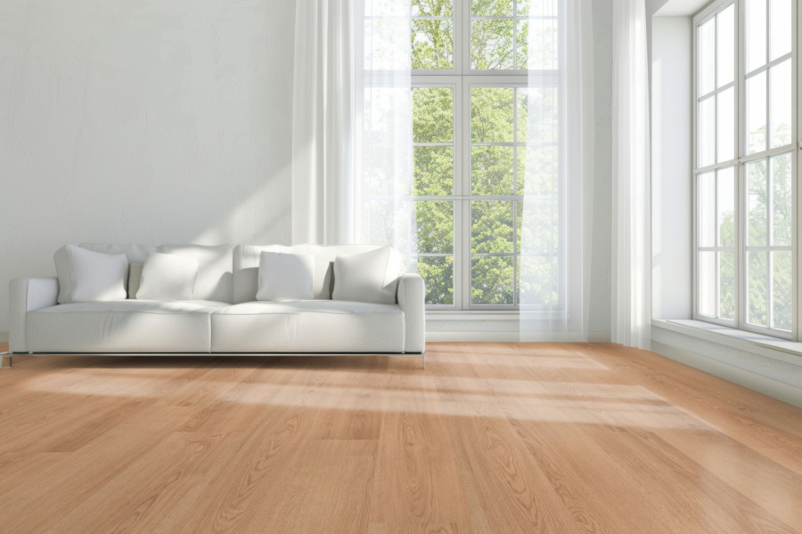 Komplett-Set FLOOR24 Laminat Landhausdiele Eiche natur 7 mm