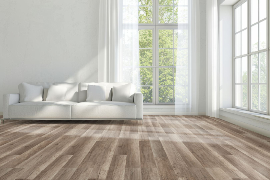 Komplett-Set FLOOR24 Laminat 2-Stab 731-0 Eiche braun 7 mm