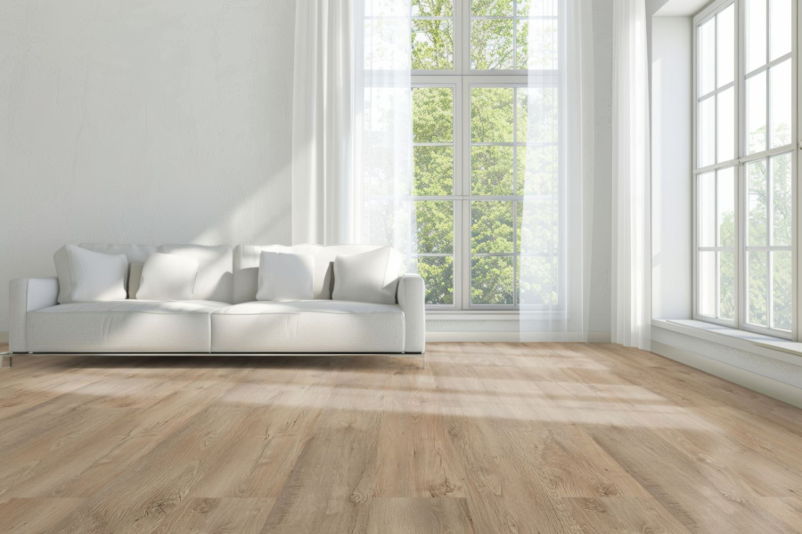 Komplett-Set FLOOR24 Laminat Landhausdiele 731-0 Eiche grau braun 7 mm