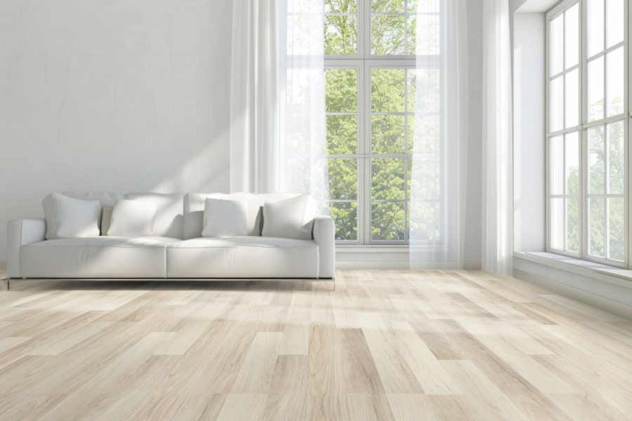 Komplett-Set FLOOR24 Laminat 2-Stab 731-0 Eiche hell 7 mm