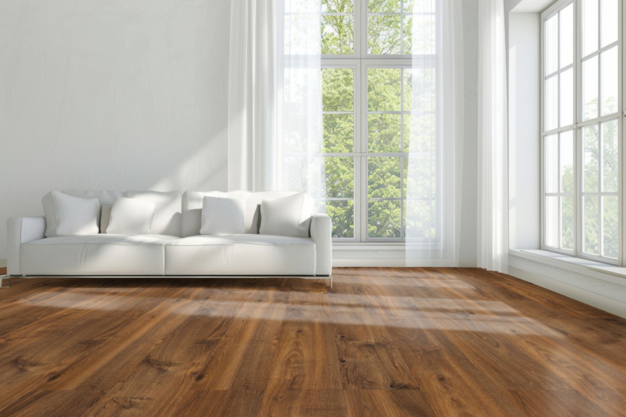 FLOOR24 Laminat Landhausdiele 731-0 Eiche braun 7 mm