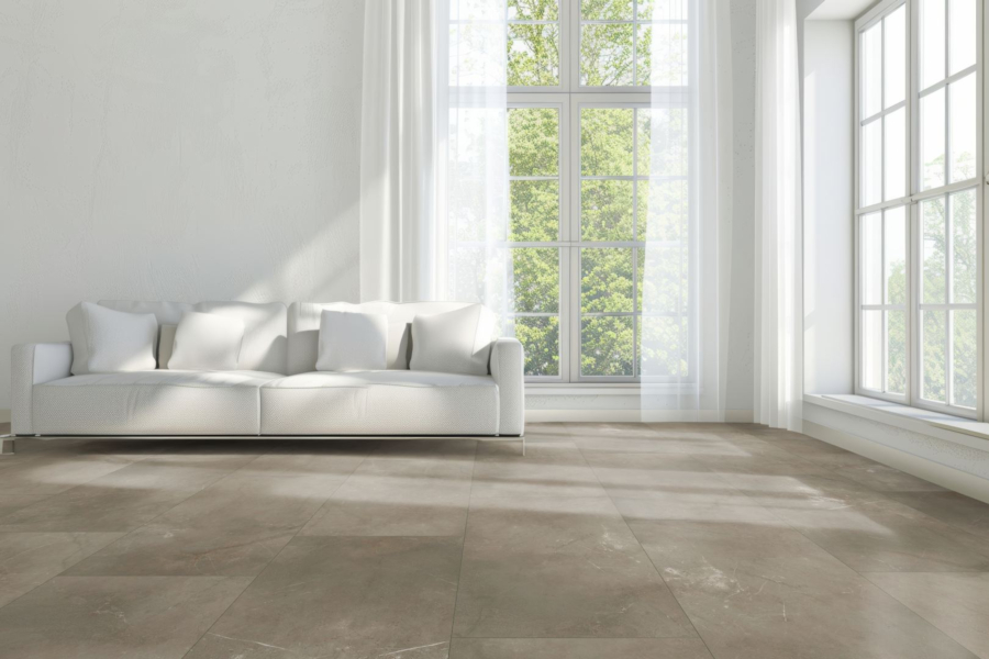 Komplett-Set UNIVERSE Designboden Fliese Austin PVC-frei 4,5 mm