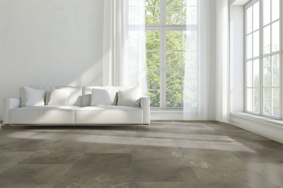 Komplett-Set UNIVERSE Designboden Fliese Perrero PVC-frei 4,5 mm