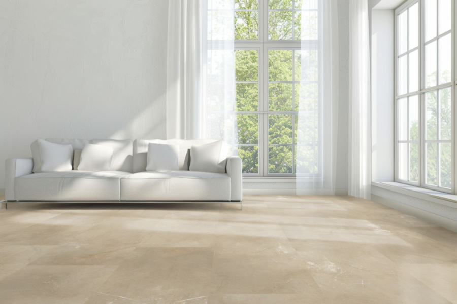 Komplett-Set UNIVERSE Designboden Fliese Dublin PVC-frei 4,5 mm