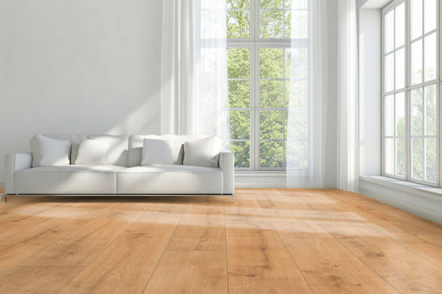 FLOOR24 Laminat Landhausdiele 4V 832-4 XL Eiche beige dunkel 8 mm