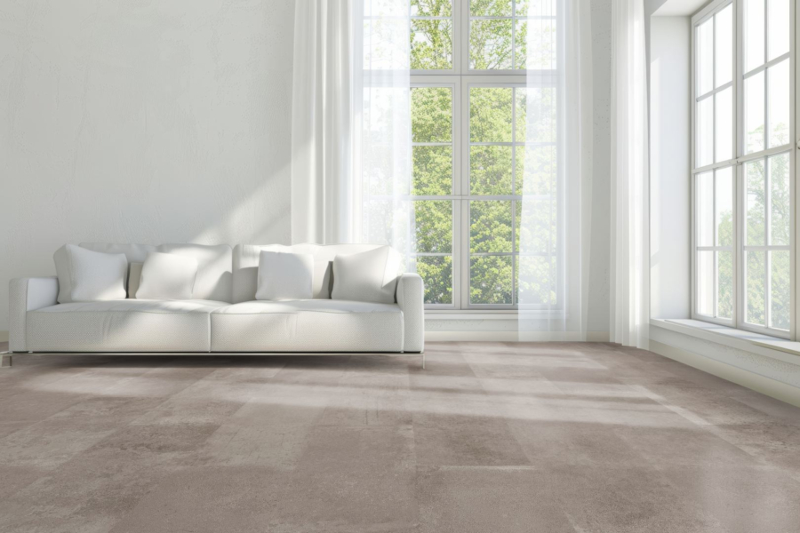 VisioGrande Fliese Zementestrich Grau wasserresistent 8 mm