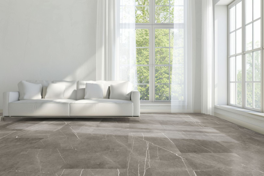 Ceramin Tiles 4/12 Marmi Magallan Grey PVC-frei 3 mm