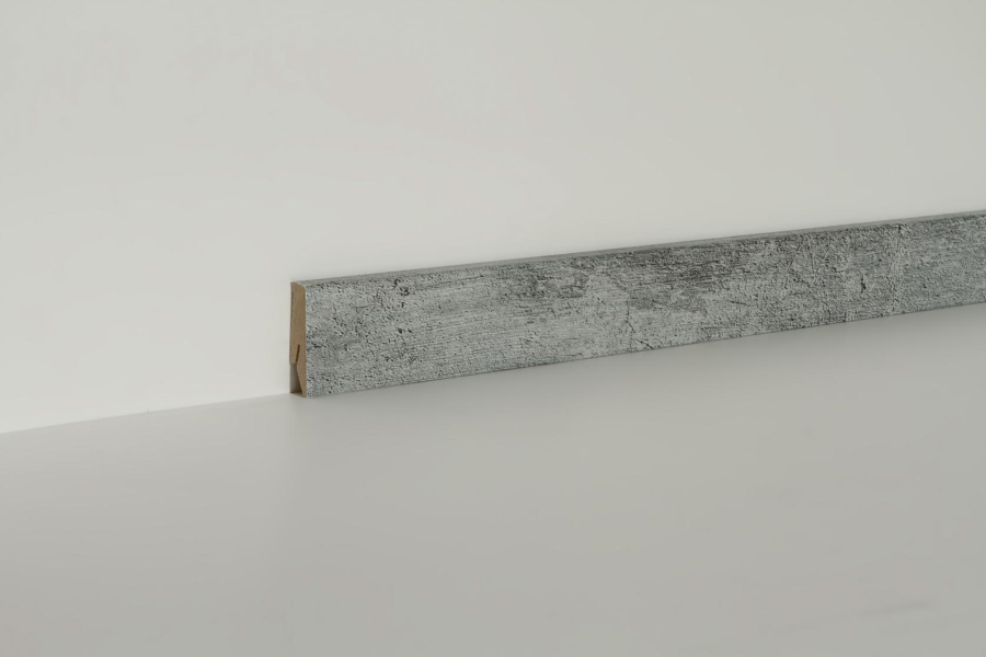 CLIP Leiste Eiche grau foliert 2400x58x19