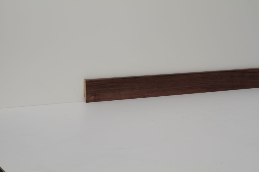 CLIP Leiste Walnuss Natur foliert 2400x58x19