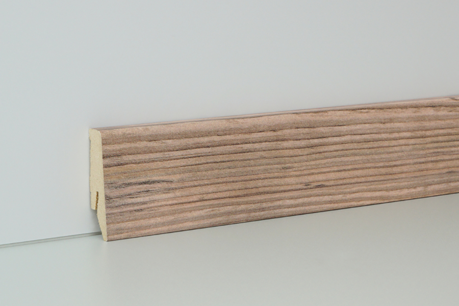 CLIP Leiste Fichte braun foliert 2400x58x19