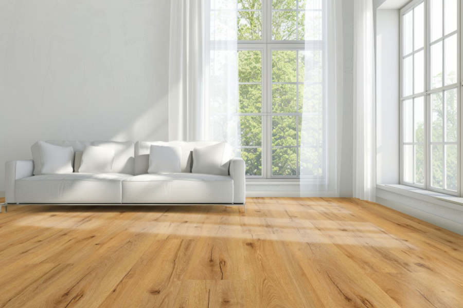 Klebe-Vinyl Landhausdiele Eiche Champagne 2,5mm/0,55