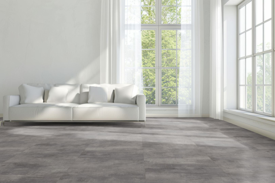 Klebe-Vinyl Cement Dark grey Fliese 2,5/0,5mm
