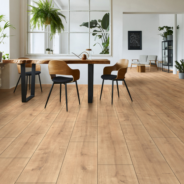 Komplett-Set Laminat Landhausdiele 4V XL Mühlberg 8 mm