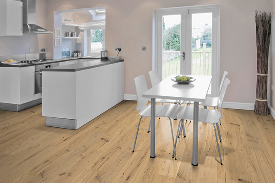 Komplett-Set Parkett Eiche Character Mailand XL Landhausdiele