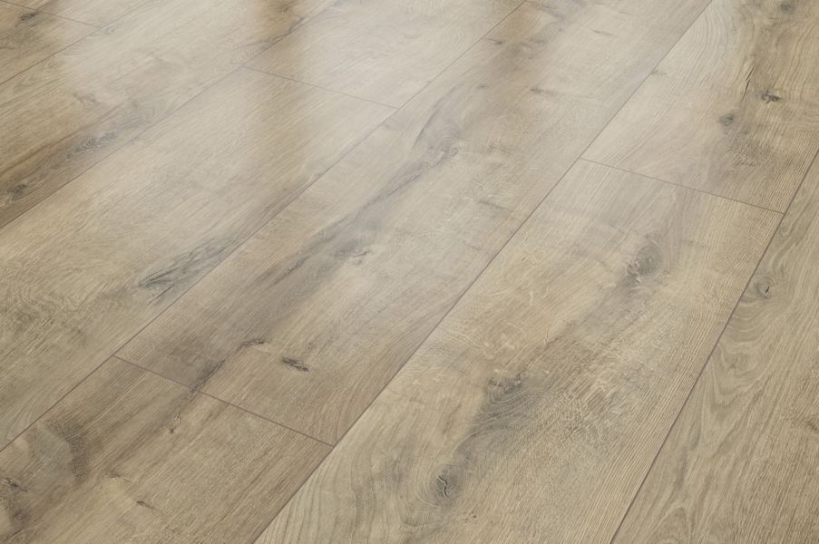 MUSTER AQUA PROTECT Laminat Eiche natur grau wasserresistent 8 mm