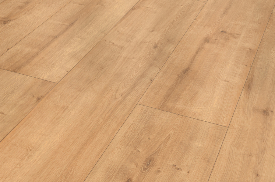 MUSTER FLOOR24 Laminat Landhausdiele 4V 832-4 XL Eiche beige dunkel 8 mm