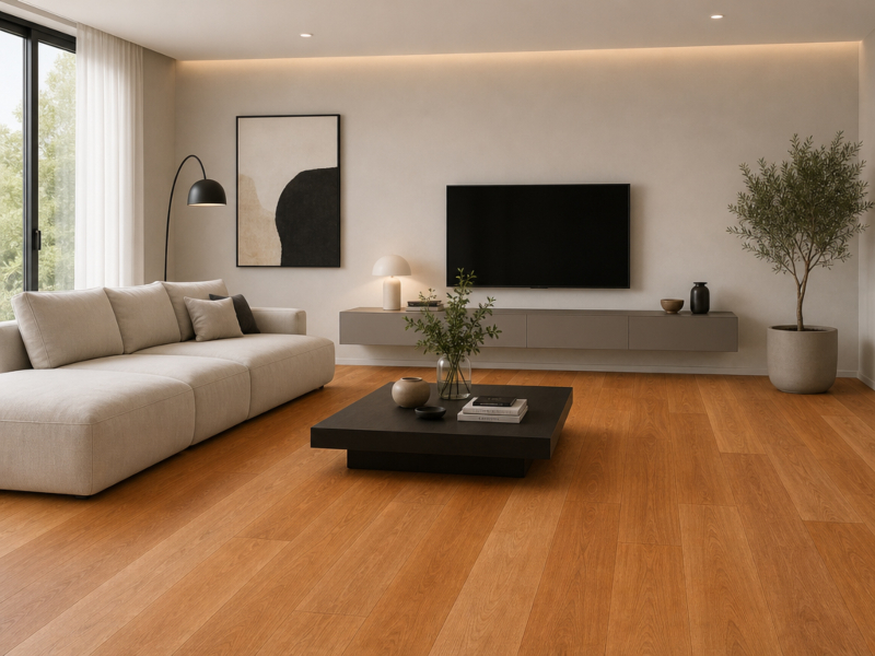FLOOR24 Laminat Landhausdiele 4V Teak 7 mm
