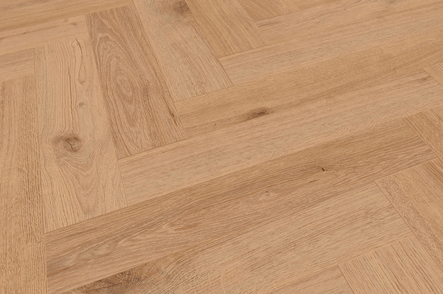 MUSTER FLOOR24 Laminat Eiche Fischgrät Amboise 643x131x8 mm