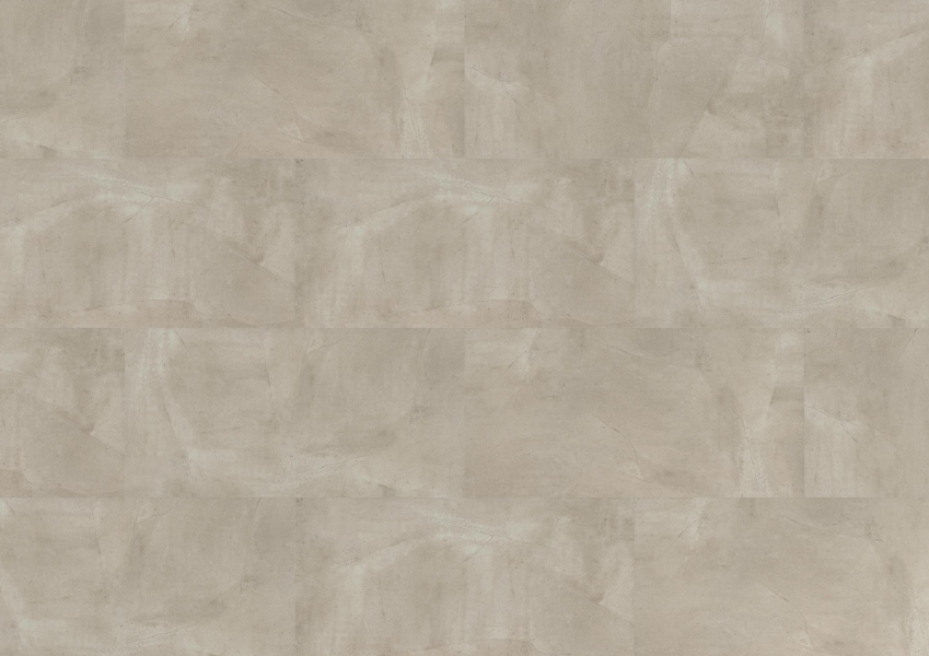 Komplett-Set Klick-Vinyl Concrete sand Fliese 5,5/0,5mm