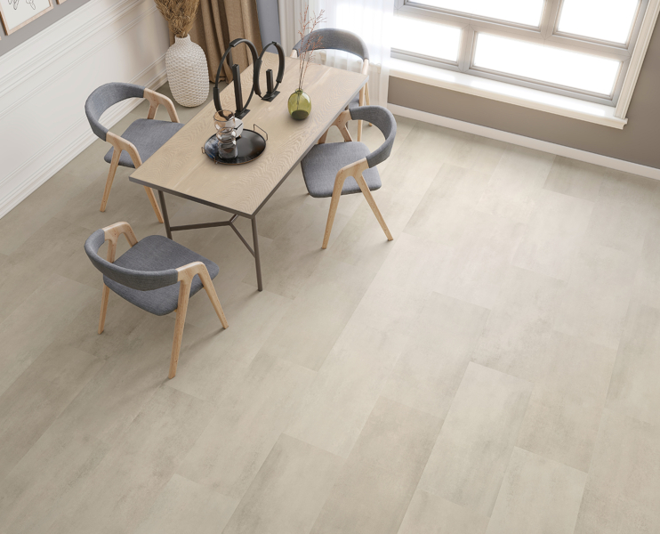 Komplett-Set Klebe-Vinyl Rock 40/80 Dryback Mineral Grey 2,5 mm ökologisch