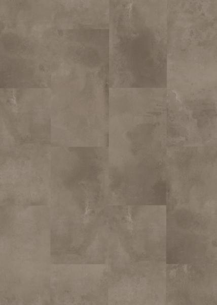 MUSTER Klebe-Vinyl Rock 40/80 Dryback Screed Brown 2,5 mm ökologisch