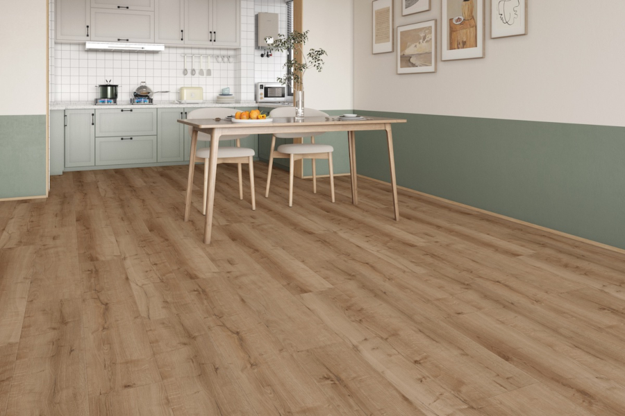 Komplett-Set Klick Vinylboden Landhausdiele Autumn Oak 4,0/0,3