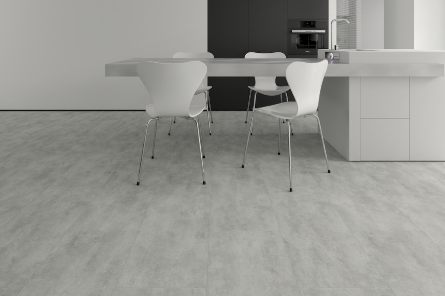 Komplett-Set Klick Vinylboden Fliese Grey Sandstorm 4,0/0,3