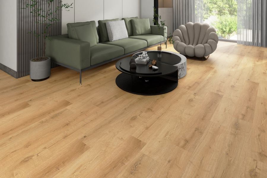 Komplett-Set Klick-Vinyl Landhausdiele Eiche Rustic Natur 3,5/0,2 mm