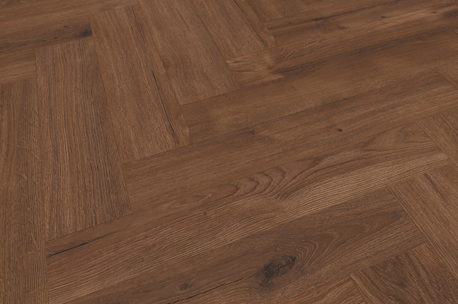 MUSTER FLOOR24 Laminat Eiche Fischgrät Saumur 643x131x8 mm