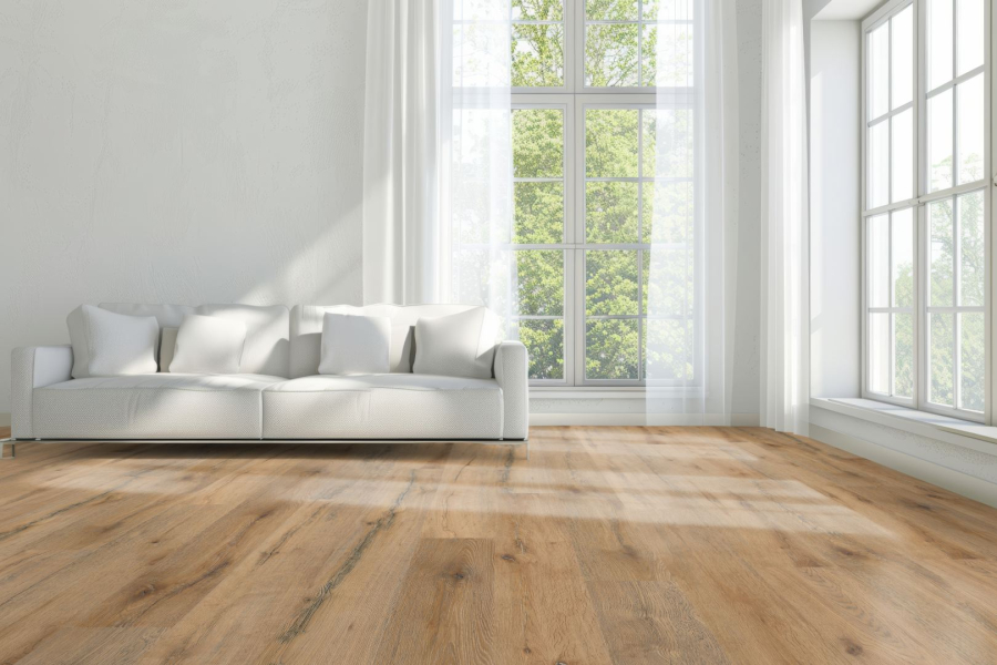 GREEN VINYL Landhausdiele 4V Risseiche Dunkel 4 mm