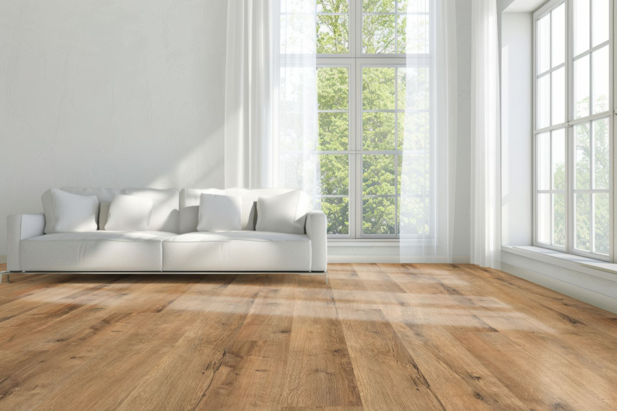 AQUA PROTECT Laminat Eiche natur grau wasserresistent 8 mm