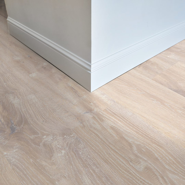Komplett-Set FLOOR24 Laminat Landhausdiele 731-0 Eiche beige 7 mm