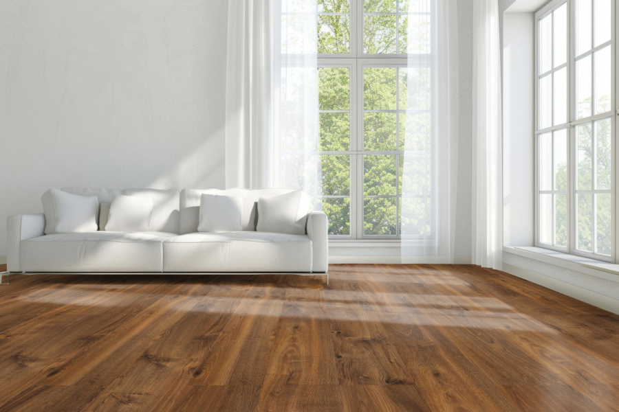 FLOOR24 Laminat Landhausdiele 731-0 Eiche braun 7 mm