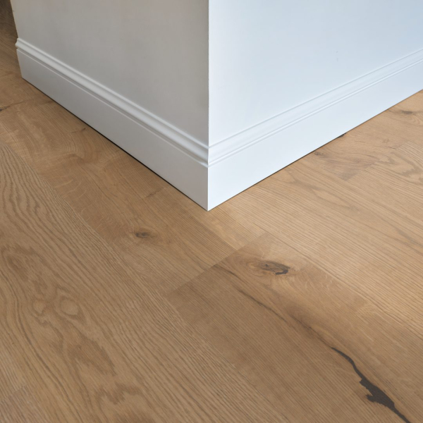 Komplett-Set FLOOR24 Laminat Landhausdiele 4V 731-4 Eiche natur gelb 7 mm
