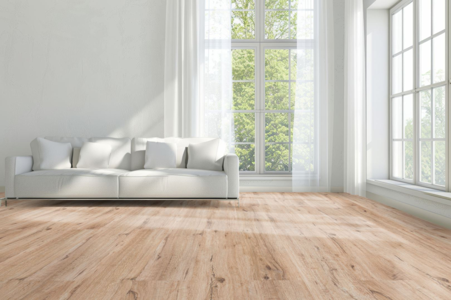 FLOOR24 Laminat Landhausdiele 4V 731-4 Eiche natur beige 7 mm