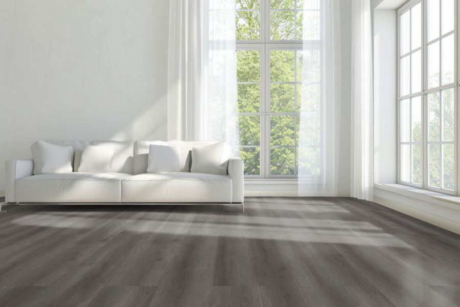 FLOOR24 Laminat Landhausdiele 4V 832-4 Eiche anthrazit 8 mm