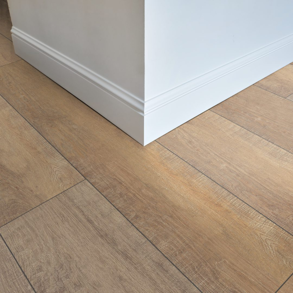 Komplett-Set FLOOR24 Laminat Landhausdiele 4V 832-4 Woodside 8 mm