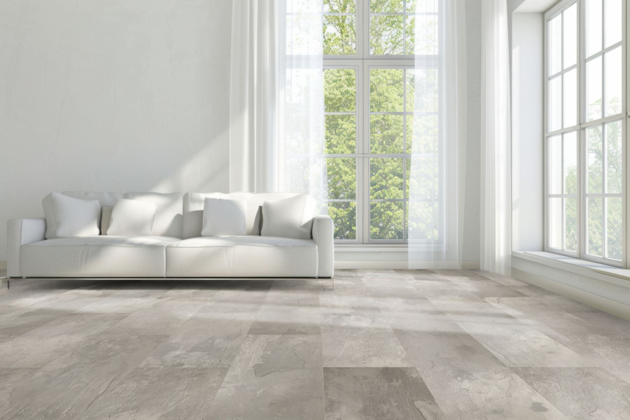 VisioGrande Fliese Tonschiefer grau wasserresistent 8 mm