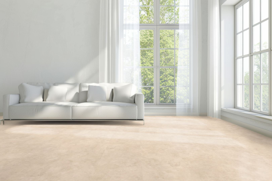 VisioGrande Fliese Sichtestrich Weiss wasserresistent 8 mm