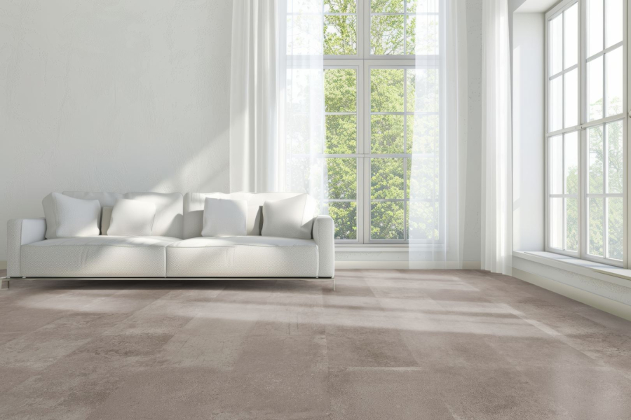 VisioGrande Fliese Zementestrich Grau wasserresistent 8 mm