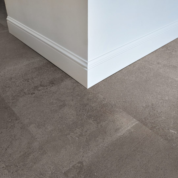 Komplett-Set VisioGrande Fliese Zementestrich Taupe wasserresistent 8 mm