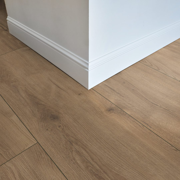 Komplett-Set FLOOR24 Laminat Landhausdiele 4V Gila XL 8 mm