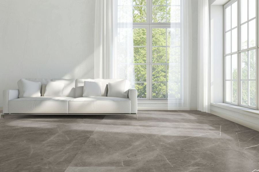 Ceramin Tiles XXL BS Marmi Magallan Grey PVC-frei 3,2 mm