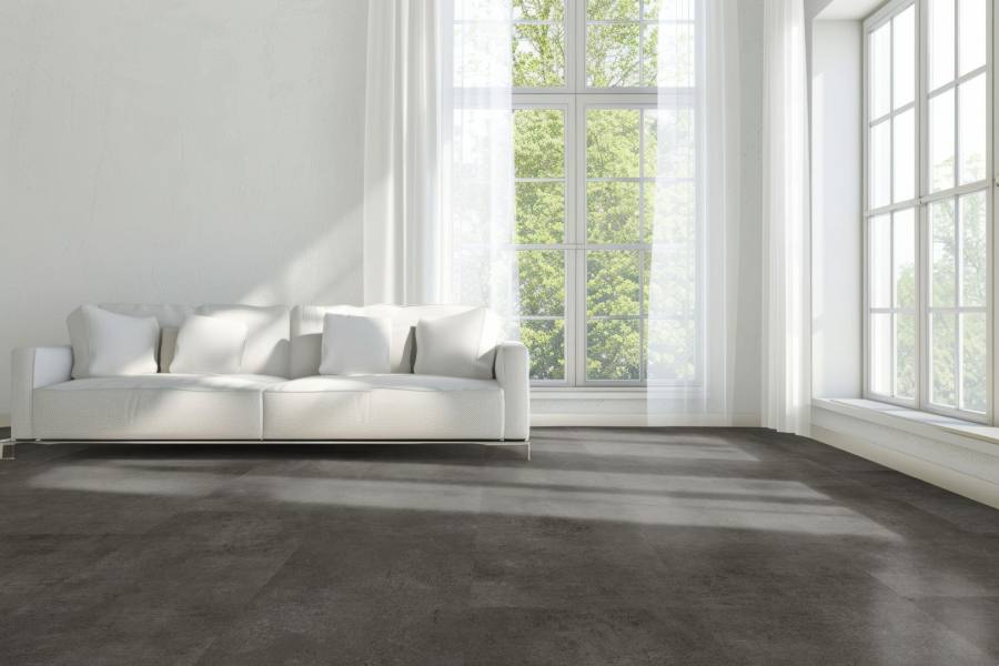 Ceramin Tiles 4/8 Avola Vesuvius Anthracite PVC-frei 3 mm
