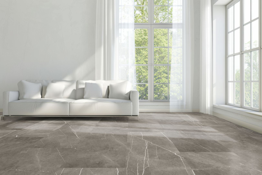 Ceramin Tiles 4/12 Marmi Magallan Grey PVC-frei 3 mm