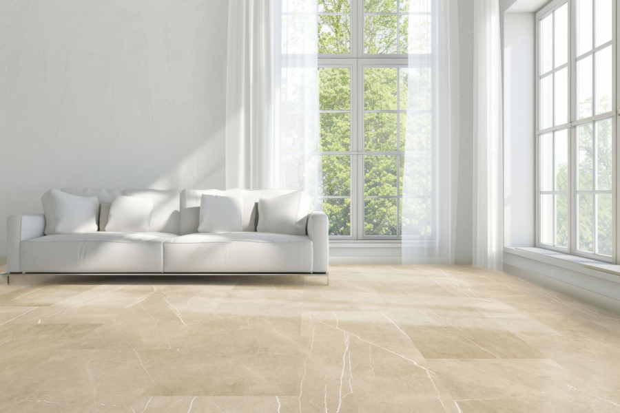 Ceramin Tiles 4/12 Massa Sandy Beige PVC-frei 3 mm